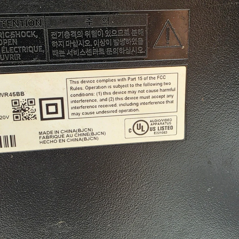 Samsung PS-WR45BB Wireless Subwoofer Black with New 10ft Power Cord 28W 2020‎